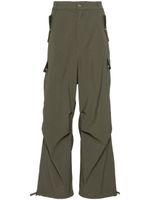 RHUDE pantalon droit à poches cargo - Vert