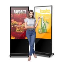 VEVOR Digitaal Klantenstopper Touchscreen 2K UHD LCD 140cm Reclamebord Zwart VEVOR Digitaal Klantenstopper Touchscreen 2K UHD LCD 140cm Reclamebord Zwart