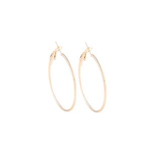 Go Dutch Label Bewerkte Creolen 5 cm Goud