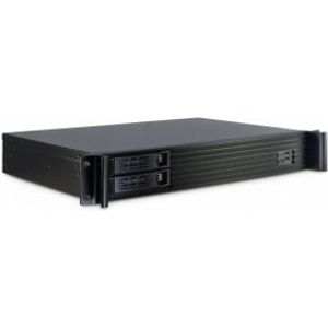 Inter-Tech 1.5U-1528L Rack Zwart computerbehuizing
