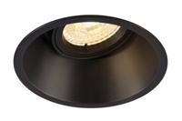 SLV InbouwspotHorn zwart 10,5cm - 113140
