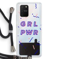 GRL PWR: Samsung Galaxy S10 Lite Transparant Hoesje met koord