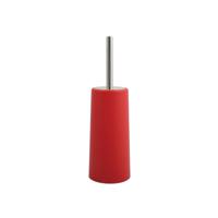 MSV Toiletborstel houder/WC-borstel - rood - kunststof - 35 cm - Toiletborstels
