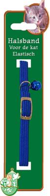 Kattenhalsband elastisch blauw - Gebr de boon