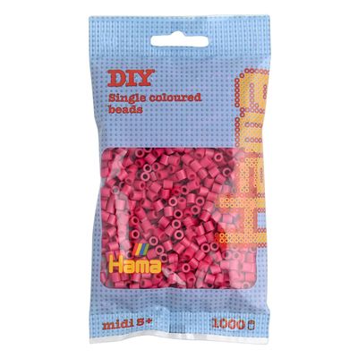 Hama strijkkralen - warm rood (029), 1000st.