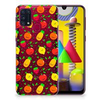 Samsung Galaxy M31 Siliconen Case Fruits