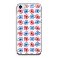 Klaproosjes: iPhone 8 Transparant Hoesje Klaproosjes: iPhone 8 Transparant Hoesje