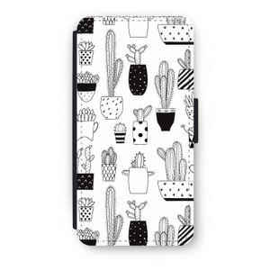 Cactusmotief: iPhone 7 Plus Flip Hoesje