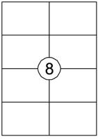 Etiket Quantore 105x74mm 800stuks