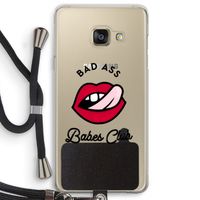 Badass Babes Club: Samsung Galaxy A3 (2016) Transparant Hoesje met koord