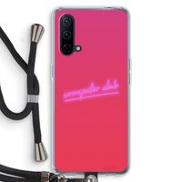 Vice Glow: OnePlus Nord CE 5G Transparant Hoesje met koord