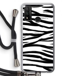 Zebra pattern: Huawei P Smart (2020) Transparant Hoesje met koord