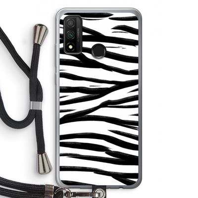 Zebra pattern: Huawei P Smart (2020) Transparant Hoesje met koord