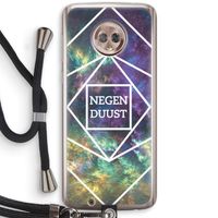 Negenduust ruimte: Motorola Moto G6 Transparant Hoesje met koord