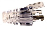 Tule transparant CAT6 EZ-RJ45 50 stuks