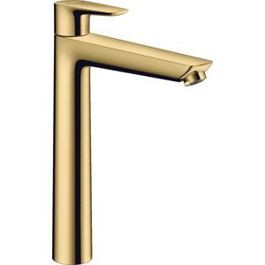 Hansgrohe Talis E wastafelkraan verhoogd 240 met waste polished gold 71716990