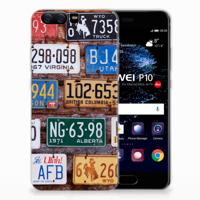 Huawei P10 | Siliconen hoesje | met foto Kentekenplaten