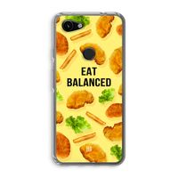 Eat Balanced: Google Pixel 3a Transparant Hoesje