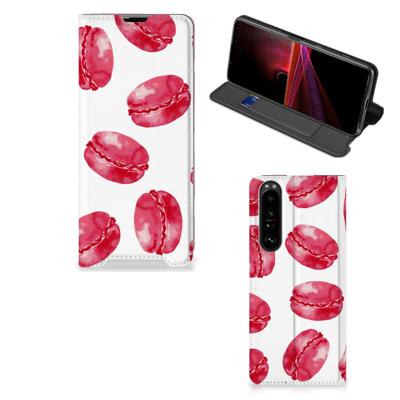 Sony Xperia 1 III | Flip Style Cover | Pink Macarons
