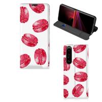 Sony Xperia 1 III | Flip Style Cover | Pink Macarons