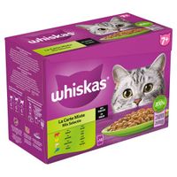 Whiskas 7+ Mix Selectie in saus multipack (12 x 85 g) 4 verpakkingen (48 x 85 g)