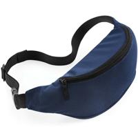 Heuptasje/buideltasje - 1x - navy blauw - 38 cm - festivaltasjes - Reis/vakantie/wandel tasje
