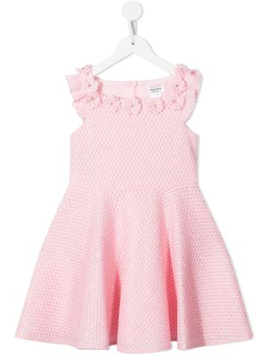 David Charles robe courte à design sans manches - Rose