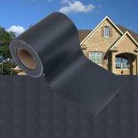 VidaXL Tuinscherm 35x0,19 m pvc mat donkergrijs