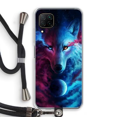 Where Light And Dark Meet: Huawei P40 Lite Transparant Hoesje met koord