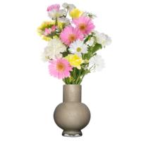 Hakbijl Glass Bloemenvaas Deborah - Goud- glas - D31 x H39 cm