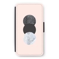 Marmeren cirkels: iPhone 12 mini Flip Hoesje