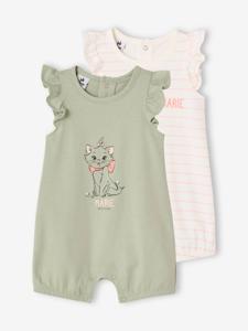 Set van 2 rompers Disney® Marie De Aristokatten blauwgroen