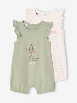 Set van 2 rompers Disney® Marie De Aristokatten blauwgroen