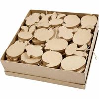 Creativ Company Paas decoraties, h: 10 cm, dikte 12 mm, 114 stuk/ 1 doos