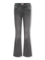 Kids ONLY winter jeansbroek meisjes - grijs - KogRoyal - flared fit