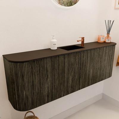 Toiletmeubel Mondiaz Joya | 123.2 cm | Meubelkleur Shadow | Faye wastafel Urban Midden | 1 kraangat Toiletmeubel Mondiaz Joya | 123.2 cm | Meubelkleur Shadow | Faye wastafel Urban Midden | 1 kraangat