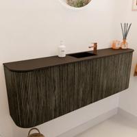 Toiletmeubel Mondiaz Joya | 123.2 cm | Meubelkleur Shadow | Faye wastafel Urban Midden | 1 kraangat Toiletmeubel Mondiaz Joya | 123.2 cm | Meubelkleur Shadow | Faye wastafel Urban Midden | 1 kraangat