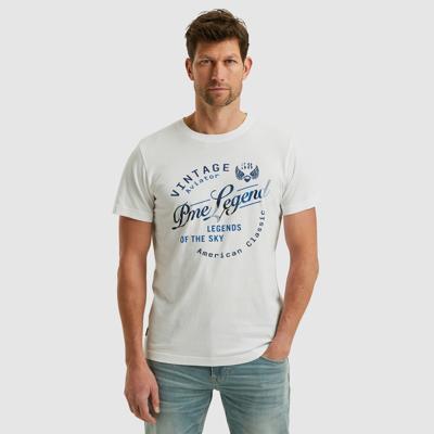 Pme Legend Ptss2504596 Single Jersey Package Print T-shirts 7003 Bright White