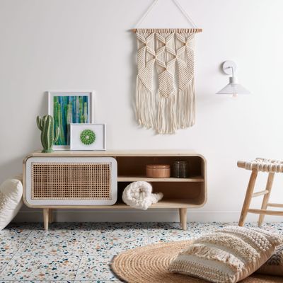 Kave Home Georg TV meubel & entertainment center 1 schappen Kave Home Georg TV meubel & entertainment center 1 schappen