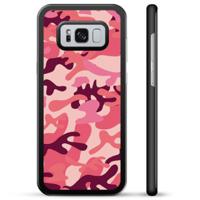 Samsung Galaxy S8+ Beschermhoes - Roze Camouflage - thumbnail