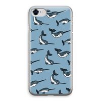 Narwhal: iPhone 8 Transparant Hoesje