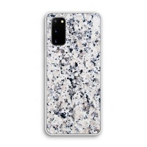 Gespikkelde marmer: Samsung Galaxy S20 Transparant Hoesje