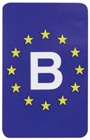 Carpoint Europasticker B 11 x 7 cm vinyl blauw - thumbnail