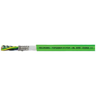 HELU TOPGEBER 512 Encoderkabel 6 x 0.25 mm² + 2 x 0.50 mm² Groen 705413 500 m