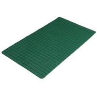 Urban Living Badkamer anti slip mat - rubber - donkergroen - 39x69cm