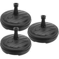 5x Ronde parasolvoet antraciet 42 cm 13 liter
