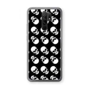 Musketon Skulls: Xiaomi Redmi 9 Transparant Hoesje