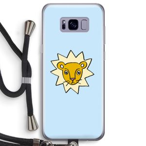 Kleine leeuw: Samsung Galaxy S8 Transparant Hoesje met koord
