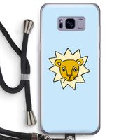 Kleine leeuw: Samsung Galaxy S8 Transparant Hoesje met koord