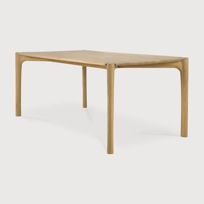Ethnicraft Eettafel 'PI' Geolied Eikenhout, 200 x 95cm